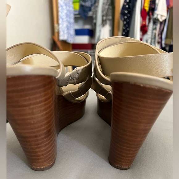 Sole Society Pippy Wedge Strappy Sandals 10 - Picture 8 of 9